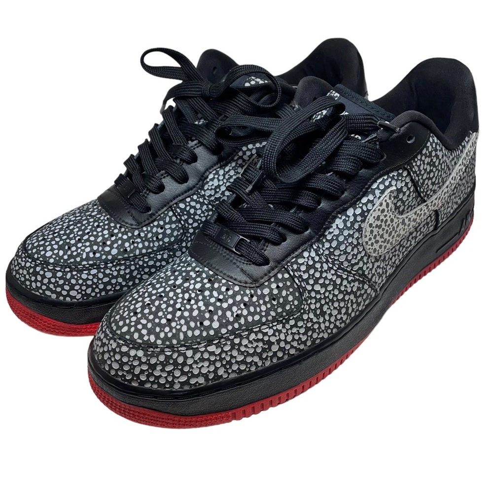 Rare Nike Air Force 1 Safari Red Black